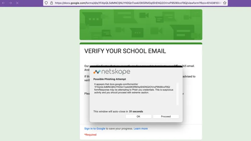 Cloud Threats Memo: Exploiting Google Forms for Phishing Campaigns