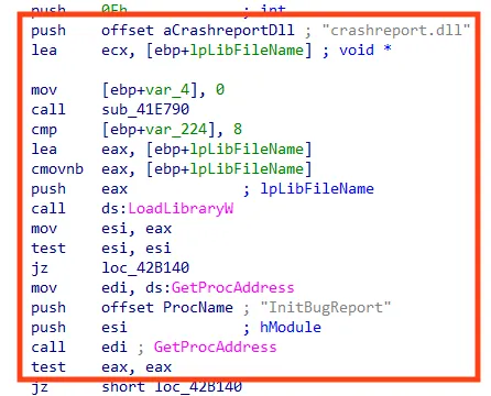 Example of Binary vulnerable to DLL hijacking.