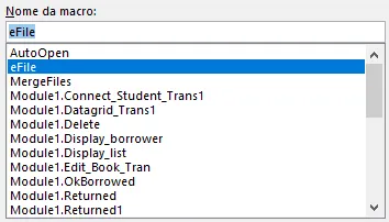 Window showing Malicious VBA function