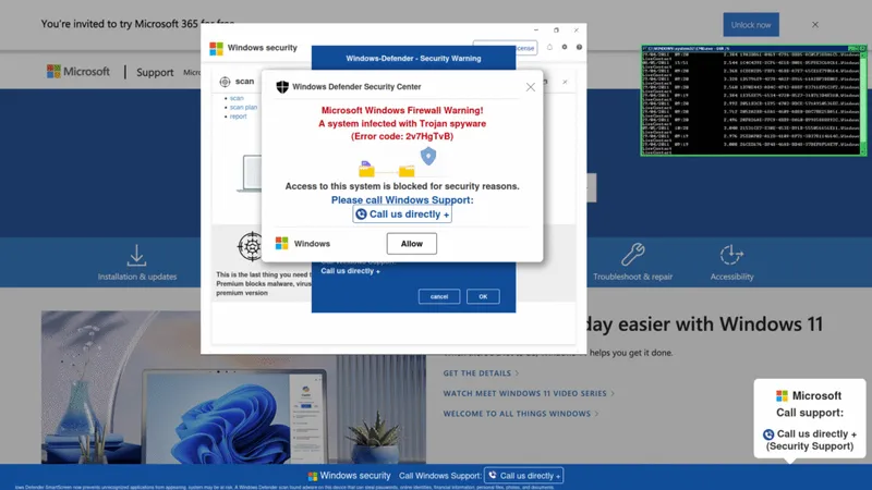 Malicious Bing Ads Lead to Widespread Azure Tech Support Scams